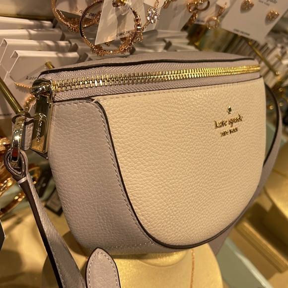 Kate Spade Lena Belt Waist Bag Fanny Pack Mountain Grey NWT - Picture 10 of 16